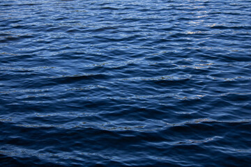 Blue water surface