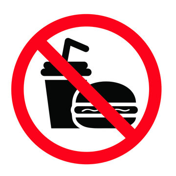 Stop no picknick for family or friends. For relaxing and chill. Lazy day or weekend ideas. Concept of summer vacations. Vector do not picnic sign. Stop halt allowed. No ban. No foot or eat.