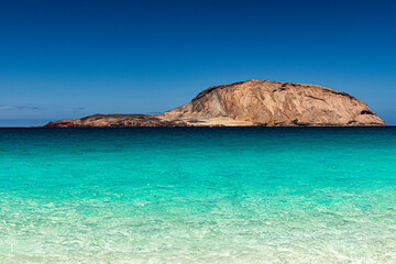Fototapeta premium Paisajes de la isla Graciosa de Lanzarote