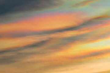 Beautiful sky at sunset, Natural phenomenon