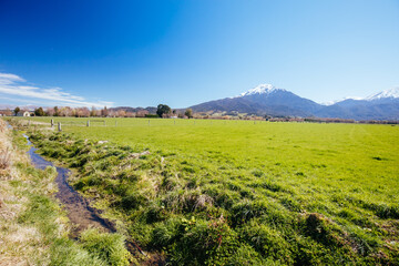 Landscape Around Staveley in New Zealand