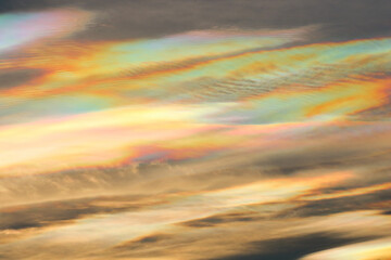 Beautiful sky at sunset, Natural phenomenon