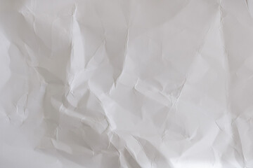 Fototapeta premium White texture crumpled paper background