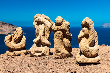 Paisajes de la isla Graciosa de Lanzarote