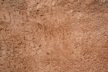 Cracked Mud Plaster Wall