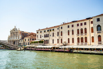Fototapeta na wymiar View on Campo San Simeon Grando in Venice - Italy