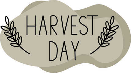 logo for harvest day festival