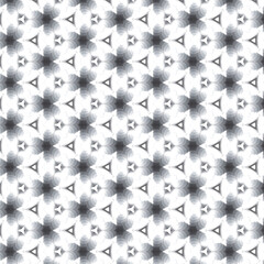 Gray triangles on a white background pattern 