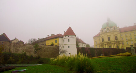 Fototapeta na wymiar Klosterneuburg monastery of Roman Catholic church near Vienna Austria