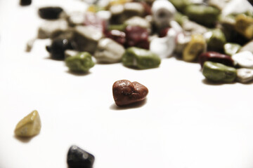 delicious and colorful chocolate dragees