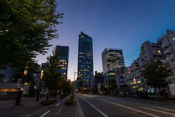 Obraz premium 虎ノ門ヒルズ夜景