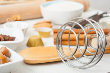 Christmas dessert ingredients