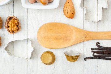 Christmas dessert ingredients