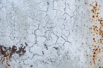 old painted rusty metal background