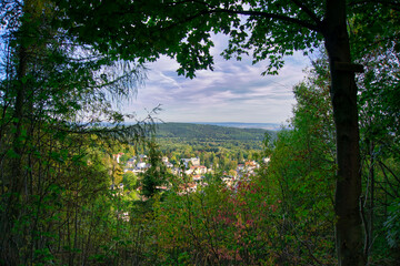 Blick auf Friedrichroda in Th&uuml;ringen