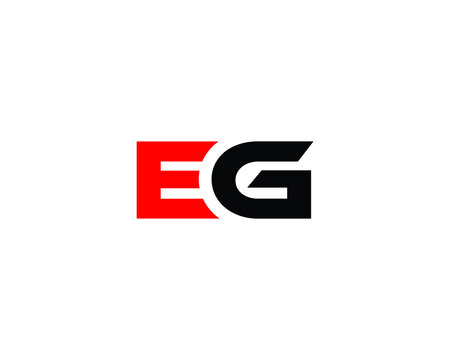 EG GE LETTER LOGO DESIGN VECTOR TEMPLATE. EG GE LOGO DESIGN.