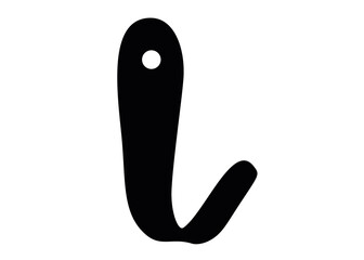 Small hook for clothes in the room or in the bathroom.