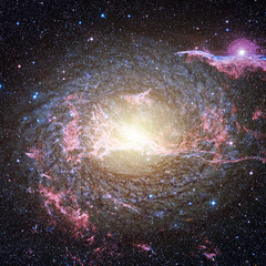 Galaxy stars. Elements of this image furnished by NASA