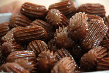 Turkish donut with syrup and delicious