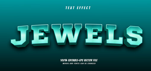 jewel text effect editable vector file text design vector