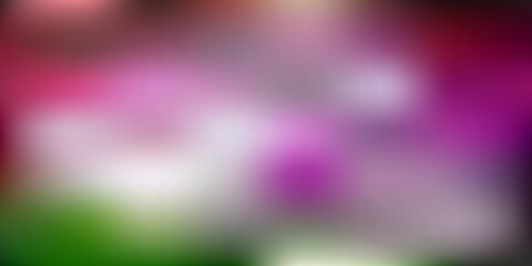 Light pink, green vector gradient blur pattern.