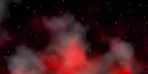 Dark Pink vector template with neon stars. Blur decorative design in simple style with stars. Design for your business promotion.