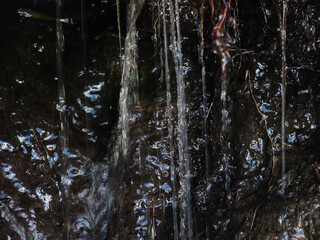 Waterfall and stream in the moor