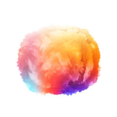 Colorful watercolor splash stain design background