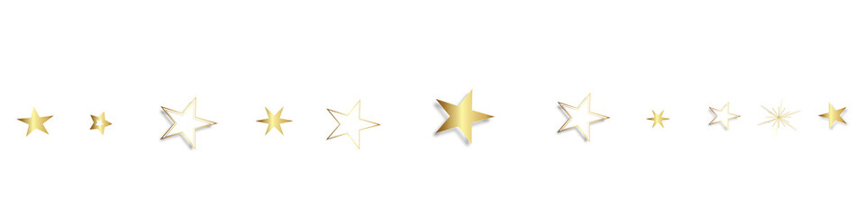 Sterne Stern Band Banner Star Stars Gold Reihe 