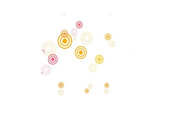 Light Multicolor vector backdrop with dots.