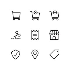 Online Shopping Icon Set