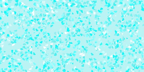 Light green vector pattern with abstract shapes.