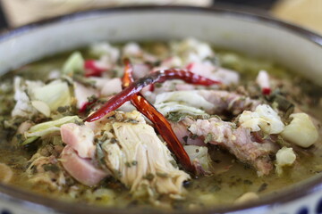 Pozole verde 