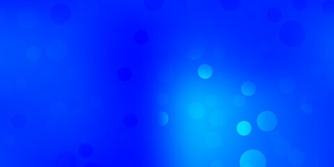 Light blue vector background with spots.