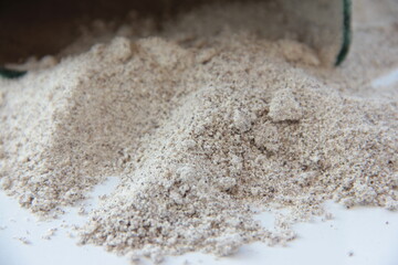 fresh and organic ground coffee cream