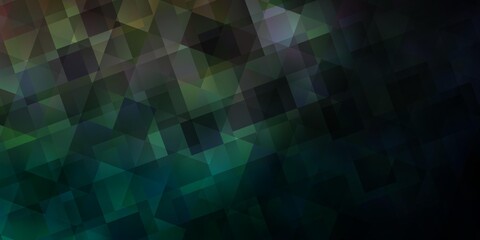 Obraz premium Dark Blue, Red vector pattern with polygonal style.