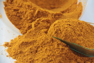 fresh and organic curry spice