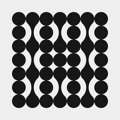 Abstract Cross Pattern Dots Logo generative computational art illustration