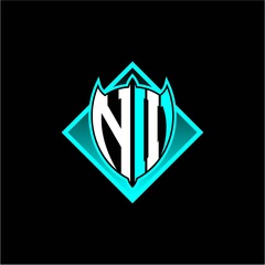 N I letter shield with square protection logo as a sweetener