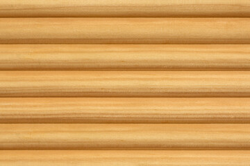 The wooden log wall texture