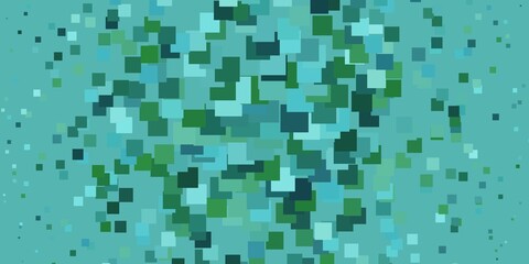 Light Blue, Green vector background in polygonal style. New abstract illustration with rectangular shapes. Design for your business promotion.