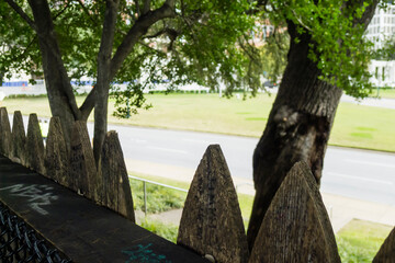 View from Wooden Picket Fence atop the Grassy Knoll