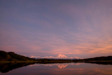 Mount McKinley at Sunset, Denali National Park, Alaska