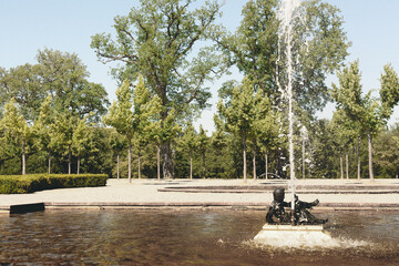 fountain in the park