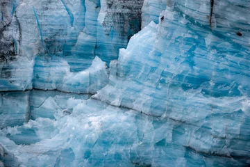 Foto op Plexiglas Blue Glacial Ice, Glacier Bay National Park, Alaska © Paul