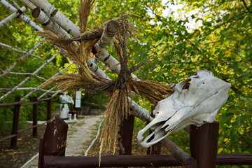 An imitation of a pagan temple in central Russia.