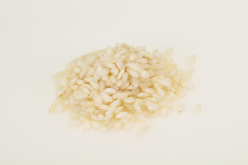 Raw Arborio rice for Risotto