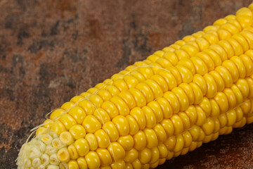 Sweet soft yellow natural corn