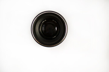 lens on white background