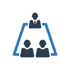 business meeting icon conference symbol